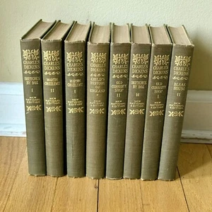 Works of Charles Dickens 8 volumes New National Edition Hearsts International - Imagen 1 de 12