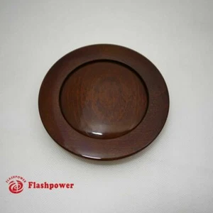 Steering Wheel Wood Walnut Horn Button Big Plain for 9 bolt Steering Wheel - Picture 1 of 4