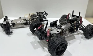 Vintage 1992 Thunder Tiger / Panda 1/10 Glow Powered RC - Pair For Restore - Picture 1 of 11