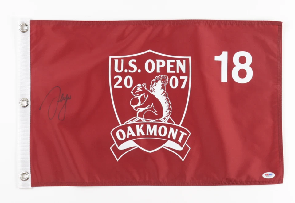 SIGNED/AUTOGRAPHED Sergio Garcia U.S. Open Golf Pin Flag (PSA AUTHENTICATED) - Image 1 of 2