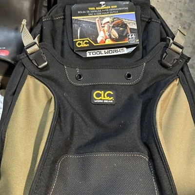 Electrician  Roofer Backpack CLC 1134 44 Pocket Tool Bag Carrier - Image 1 of 4