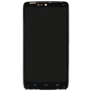 LCD Digitizer Frame Assembly for Motorola XT1254 Droid Turbo Black Touch Screen - Picture 1 of 2