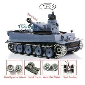 Henglong 1/16 7.0 German Tiger I RTR RC Infrared Tank 3818 W/BB Barrel Recoil - Picture 1 of 2