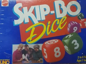 Vintage Skip-Bo Dice Board Game by Mattel - 1995 Edition 100% complete.  EUC! - Picture 1 of 1