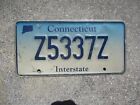 Connecticut  Interstate license plate #  Z5337Z