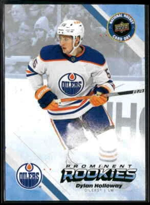 2023 Upper Deck National Hockey Card Day #NHCD-10 Dylan Holloway - Image 1 of 2