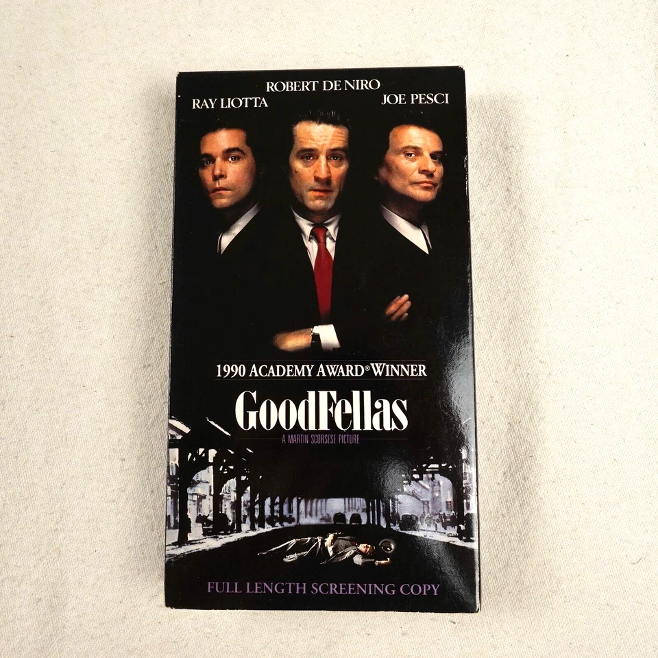 Goodfellas VHS Promo Screener Dealer Demo Screening Copy Scorsese Video Cassette - Image 1 of 4