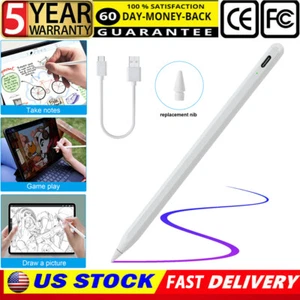 Stylus Pencil For Apple iPad 9th/7th/8th/Mini 6/5/Pro 11&12.9''/Air 3rd/4th Pen - Picture 1 of 13