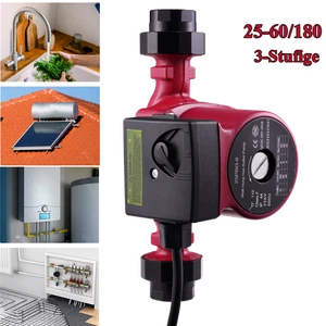 Bomba de alta eficiencia 25-60/180 220V bomba de circulación bomba de calefacción 3 etapas 10 bar - Imagen 1 de 11