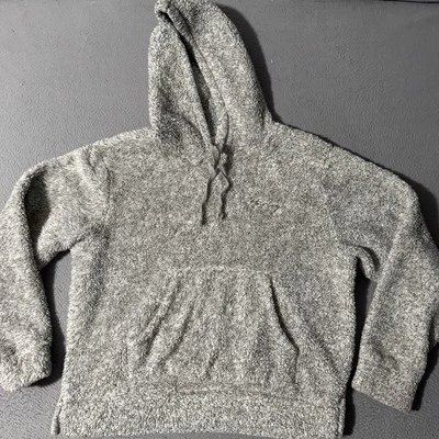 Hurley Mujer Talla Pequeña Sherpa Con Capucha Gris Canguro Bolsillo Aire Libre Esquí Foto 1 de 4