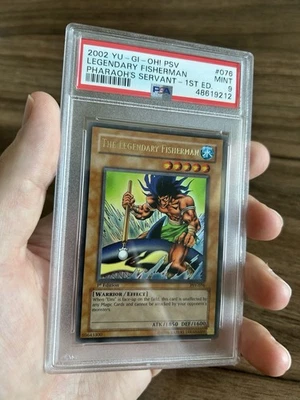 The Legendary Fisherman 2002 PSA 9 MINT 1st Edition Ultra Rare PSV-076 Yugioh - Image 1 of 3