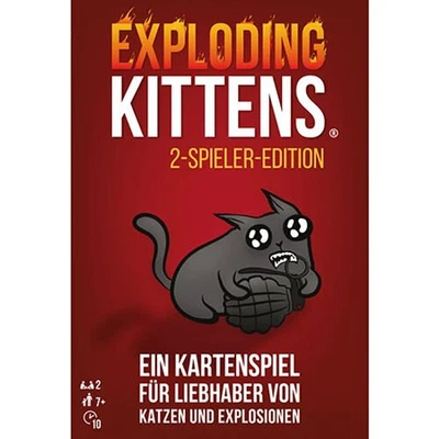 Kartenspiel Exploding Kittens: 2-Spieler-Edition (Exploding Kittens Inc.) NEU - Bild 1 von 4