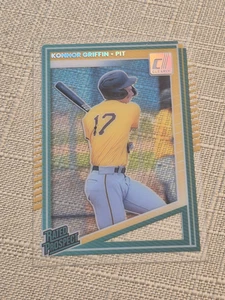 2025 Donruss Konnor Griffin #123 Clearly Rated Prospect Acetate Clear Parallel - Bild 1 von 3