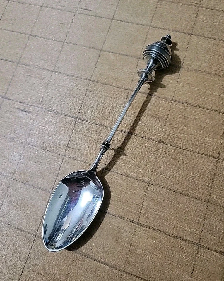 Raro Antiguo Tiffany & Co. American Aesthetic Cuchara de Plata Cuentas Cabeza de Bola, Sujetador  Foto 1 de 4