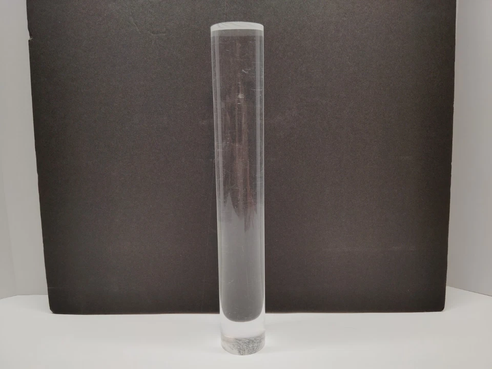 Acrylic Extruded Round Rod, Clear 2" Dia x 13" L - Image 1 of 4