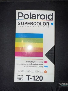 Mystery VHS From Estate Fishing Trip CaLit 1992 - 1993 Polaroid - Imagen 1 de 2