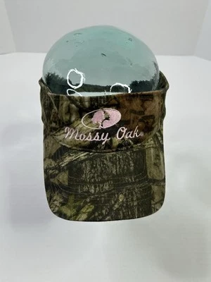 Visera MOSSY OAK para mujer camuflaje + logotipo bordado rosa ajustable OSFM Foto 1 de 4