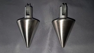 2 St. Deckenseilrolle Edelstahl Keil Gewicht Pendel Zugpendel Pendelleuchten - Bild 1 von 3