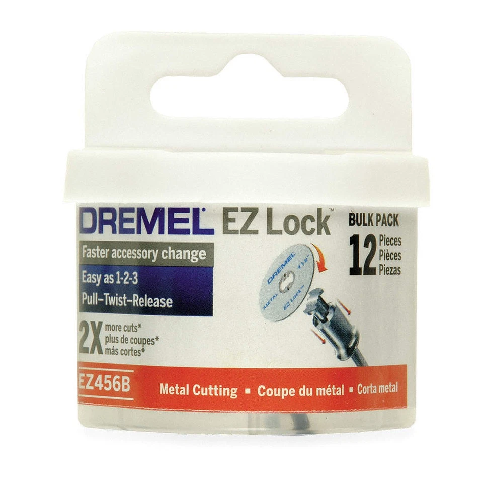 DREMEL EZ456B Cut-off Wheel,1 1/2 in Dia,PK12 1PKX6 - Image 1 of 1