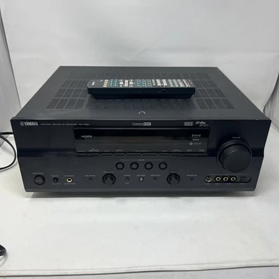 Yamaha Rx-V661 Natural Sound Black 7.1 Channel AV Receiver 380 W/ Remote Bundle - Image 1 of 4