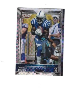 2015 Topps Chrome X-Fractors #66 Vontae Davis INDIANAPOLIS COLTS - Picture 1 of 1