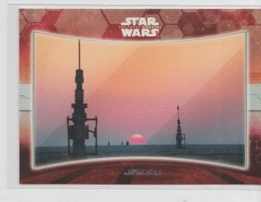 2015 Topps Star Wars The Force Awakens Series 1 Locations #1 of 9 Jakku - Image 1 of 1