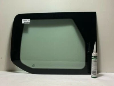 Fits: 2015-2025 Ford Transit 83.2" Low Roof Van Driver Side (Left) Back Glass Foto 1 de 4