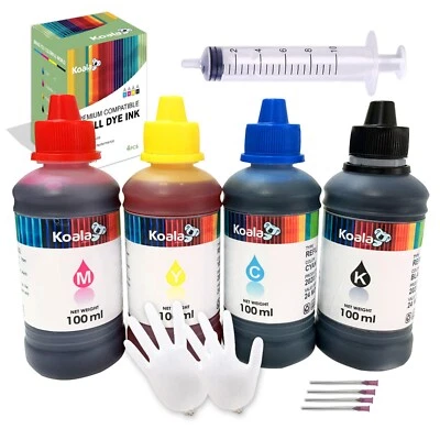400ML Ink for HP Printer Ink Refill Kit HP 60 61 62 63 64 65 67 910 950 951 564 - Image 1 of 4