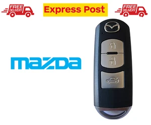 mazda smart key shell 3 button sedan 2013 2014 2015 2016 2017 2018 - Picture 1 of 2