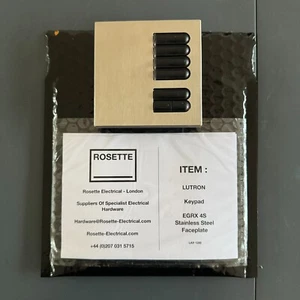 Lutron Tastatur - EGRX 4S Edelstahl - mit 12 Monaten Garantie, inkl. MwSt. - Bild 1 von 3