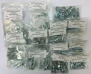 MG MIDGET - 1275 - 1500 1967 - 1979 EDELSTAHLMUTTER & SCHRAUBE RESTAURIERUNGSPAKET - Bild 1 von 9