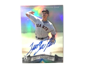 JOAN GREGORIO 2014 Bowman Platinum Autograph card #AP-JG San Francisco Giants - Picture 1 of 2