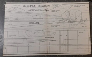 Aeromodeller Simple Simon & La Mouette modellismo aereo progetti 1960 - Foto 1 di 5