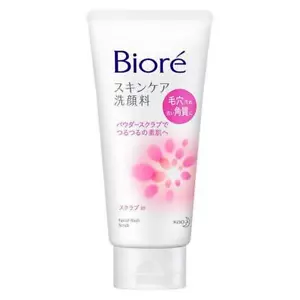 KAO Biore Skin Care Facial Wash Scrub in 130g Face Wash From Japan - Picture 1 of 4