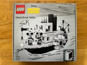 LEGO Ideas Steamboat Willie 21317 TWO DESIGNERS SIGNED VERSION, NEW Sealed - Picture 1 of 6