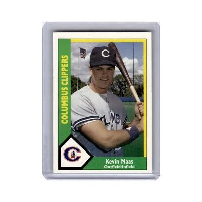 Kevin Maas 1990 CMC #17 Columbus Clippers Baseball Card NM — 第 1/3 张图片