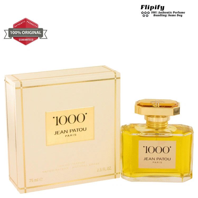 1000 Perfume by Jean Patou EDP EDT Spray for Women 1 oz 2.5 oz 1.5 oz 0.33 oz - Image 1 of 1