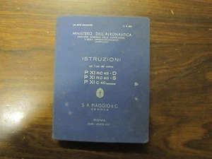 REGIA AERONAUTICA ISTRUZIONI MOTORE PIAGGIO P XI RC 40 D, S. ANNO 1938 (90) - Picture 1 of 1