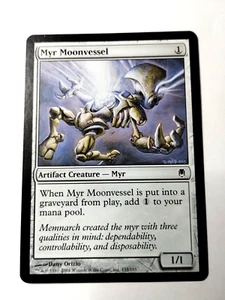 MTG Myr Moonvessel Darksteel 133/165 Regular Common - Uncirculated - Picture 1 of 3