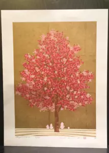 Impresión en bloque de madera Hajime Namiki Magnolia 3 limitada a 200 Japón 45x34 cm 2018 - Imagen 1 de 1