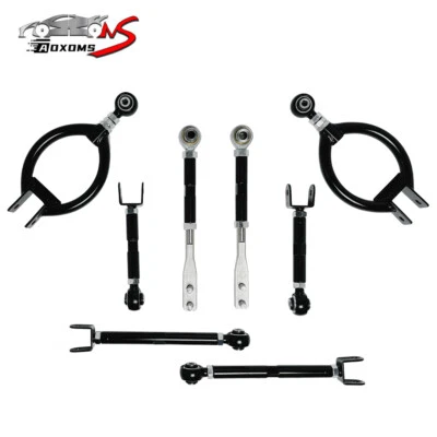 Adjustable Front Tension Rod Rear Camber Toe Traction Arms for Nissan 240sx S13 - Image 1 of 4