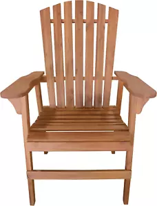 TX 39015 Over-Sized Adirondack Natural Wood Chair - Picture 1 of 8