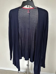 H&M Basic Girls Navy Blue Cardigan Lightweight breathable Size 12 - 14 - Picture 1 of 6