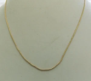 Monet Signed Gold Tone Chain Clasp Necklace #N87 - Picture 1 of 9