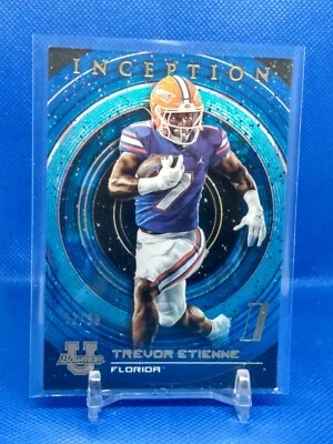 Trevor Etienne 2022-23 Bowman Inception 1st Initiation Rookie RC BLUE FOIL /99 - Image 1 of 2