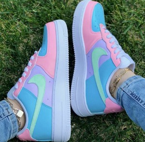 Venta \u003e air force one rosas mujer \u003e en stock