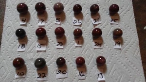 (1) Achat Jaspis Mineral Marmor Kugel 20-24 mm (ANGEBOT GILT FÜR 1 KUGEL!) - Bild 1 von 5