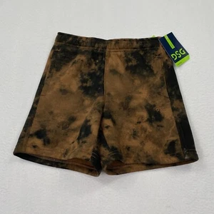 DSG Boy's Printed Fleece Short Size Youth XS Subtle Dye Brown - Picture 1 of 8