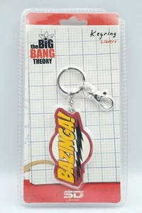 SD Toys The Big Bang Theory Bazinga Metal Keychain 3" - Picture 1 of 5