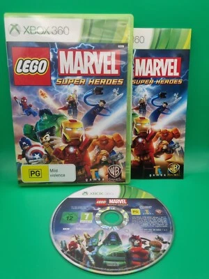  LEGO Marvel Super Heroes - Microsoft Xbox 360 Game - PAL Complete Platformer - Image 1 of 3